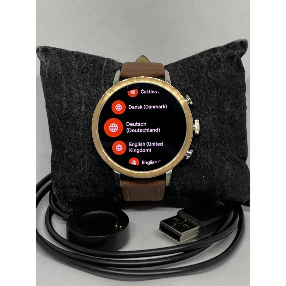 Fossil Gen 4 Authentic Digital Dial Smart Watch Custom Band FTW6016 LT345